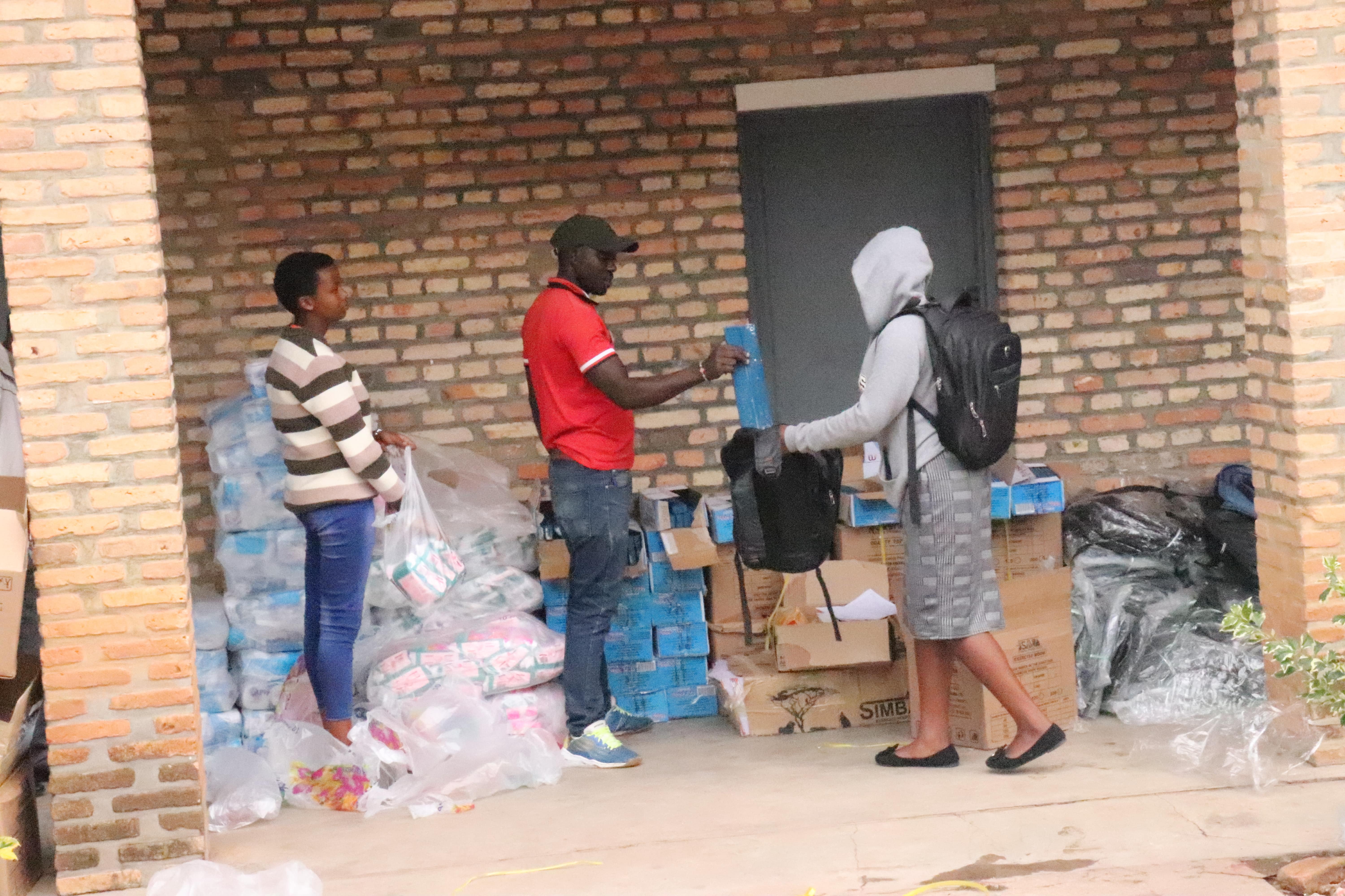 Caritas Diocese of Kabgayi continues to assist vulnerable students in this beginning of academic year 2023-2024.