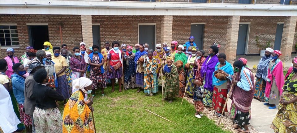 Le groupe d’anciens animé par Caritas Diocésaine Kabgayi est satisfait de la contribution de la Caritas à leur vie.